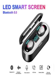 TWS Wireless Earbuds Earphone V 50 Bluetooth Stereo Inear Mini Headphone Fit For Iphone IOS Android Cell Phone Microphone USB Ch708803689