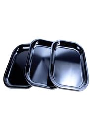 Other Smoking Accessories Black Rolling Tray magnet cover Set bag Storage DIY Metal Iron Plate Trays 18x14cm and Magnetic Lids Kit6244442