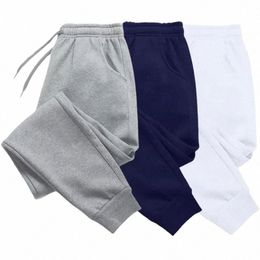 new Mans Sweatpants Autumn Winter Print Fleece Warm Jogging Pants Male Outdoor Tracksuits Harajuku Streetwear Casual Trousers D2Zy#