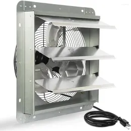 Shutter Exhaust Fan With 1.65 Metres Power Cord Wall Mounted High Speed 1950CFM