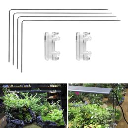 Aquariums High Strength With Base Durable Screw Mount Stainless Steel Screwdriver Lighting Holder Fish Tank Aquarium Light Stand Kit