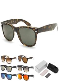 Sunglasses Top Quality Rays 2132 Men Women 55mm Size Nylon Square Frame Sun Glasses Real Glass Lenses Lentes De Sol Mujer8510682