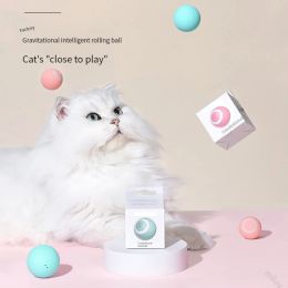 Toys Cat Toys Electric Cat Ball Automatic Rolling Ball Cat Interactive Toys Training Selfmoving Kitten Toys for Indoor Playing