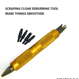 Hand Tools Scra Cloak Deburring Tool Mtifunctional Tactical Cleaning Portable Aluminium Alloy Steel For Reloading/Removing Crimps Drop Ott0A