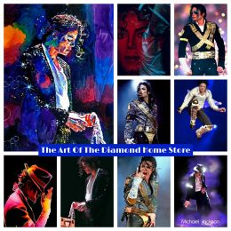 Stitch Michael Jackson Pop Music 5D DIY AB Drills Diamond Painting Mosaic Fantasy Art Embroidery Pictures Cross Stitch Home Decor