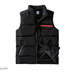 Men's Vest Down Cotton Waistcoat Designs Womens Formal Sleeveless Pocket Down Jacket Autumn Winter Fashion Casual Coats Thick Vests For Keep Wm Puffer