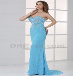 2015 Mermaid Sequins Fabric Evening Dresses Sweetheart Sleeveless Floor Length Boned Bodice BY055 Dhyz 018556298