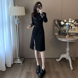 2024 Spring New Chinese Light National Style Elegant and Unique Dresses for Women to Look Slim Improved Qipao Skirt