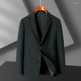 Men's Suits 2024Autumn And Winter Plus Fat Size Suit Business Casual Fashion Formal Single West Coat Pure Wool