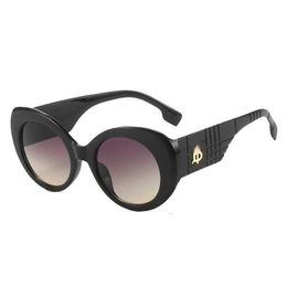 Designer Sunglasses Strict selection of Personalised gradient sunglasses high-end classic TB shaped large face slimming sunglasses QERK