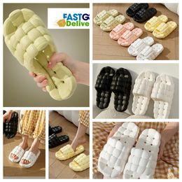 Slippers Home Shoes GAI Slide Bedroom Showers Rooms Warm Plush Livings Room Soft comfort Wear Cottons Slippers Ventilates Woman Men black pinks white