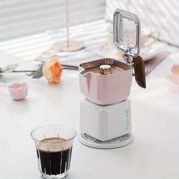 Bincoo Little Cube Shaped Double Vae Pot Italian Home Coffee Hine Sifang Moka