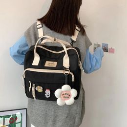 Bag Ins Student Canvas Mail Small Japanese Harajuku Cute Retro Girl Cartoon Messenger Handbags For Women