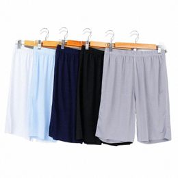 ice Silk Summer Large Size Men's Shorts Modal Casual Sleep Pants Thin Cool Loose Shorts Sleepwear Mens Sleep Bottoms Homewear M4ko#