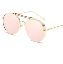 New 2017 Fashion Steampunk Sunglasses Women Mens Brand Designer Clip On Sunglasse Mirror Zonnebril Mannen UV400 Y235647857