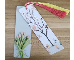 Bookmark Without Tassel Sublimation DIY White Blank Metal Bookmarks Message Cards Book Notes Paper Page Holder for Books School Of1009959