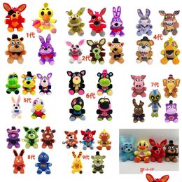 Stuffed Plush Animals Five Nights At Freddys 1-10 Cartoon Game P Toy Figure Drop Delivery Toys Gifts Dhjtl