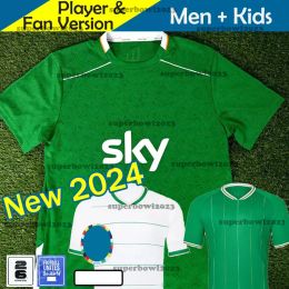 Ireland Soccer Jersey 2024 Euro Cup Kids Kit ROBINSON OBAFEMI Home Away 24/25 National Qualifier Classy Special 2025 Football Shirt Green White FERGUSON BROWNE BRADY