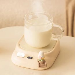 Tools 40W Coffee Mug Warmer Cup Heater Electric Hot Plate 4 Temperature Settings Warmer Cup Coaster for Tea Milk Water Heating Pad