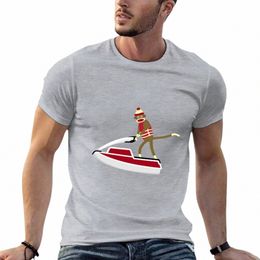 sock Mkey Jetski T-Shirt plus size tops sports fan t-shirts funny t shirt mens t shirts pack b7kE#