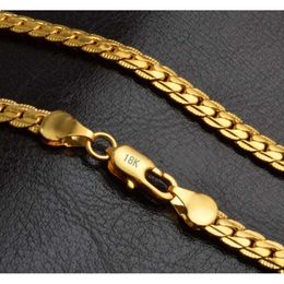 Mode Herren Damen Schmuck 5mm vergoldete Kette Halskette Armband Miami Hip Hop Ketten Halsketten Geschenke Accessoires