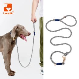 Leashes Loudik Collection Dog Leash Collar Set Adjustable Handmade Small Medium Large Training Pet Leads Walking Accessories Wholesale