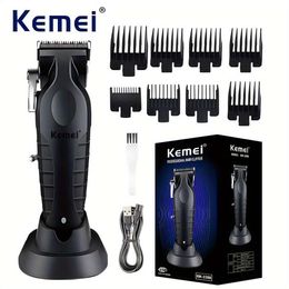 2500mah Lithium Battery Adjustable Kemei Km-2296 Usb Rechargeable Cordless Electric Body Groin Hair Trimmer