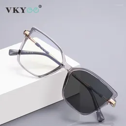 Sunglasses VKYEE Fashionable Versatile Butterfly Simple Design Women's Anti-blue Light Glasses Pochromic Can Be Customised Prescription