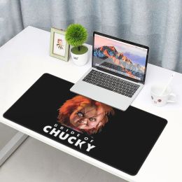 Pads Bride Of Chucky Childs Play Keyboard Carpet Mousepad Large Laptop Waterproof Computer Mouse pad