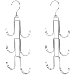 Hangers Purse Organiser Rotating Hanger For Closet Silver Metal Bag Holder Storage Hooks Portable Racks