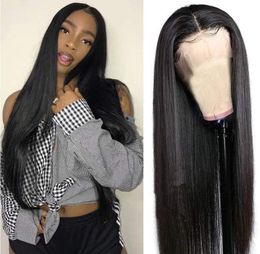 360 Lace Frontal Wig Pre Plucked With Baby Hair Lace Front Wigs Human Hair Straight Human Hair Wigs Natural Hairline For Black Wom7534720