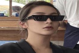 Sunglasses AOZE 2022 Retro Small Rectangle 90s Women Ins Fashion Candy Colour Eyewear Men Square Sun Glasses Shades 52882840024