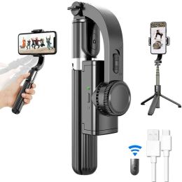 Gimbals L08 Bluetooth Handheld Gimbal Stabilizer Mobile Phone Selfie Stick Holder Adjustable Selfie Stand For IPhone/Huawei XIAOMI