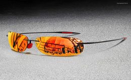 Sunglasses High Quality Men Rimless Luxury Driving Shades Outdoor Sport Fishing Sun Glasses Ultralight Frame Pochrome UV4003612519