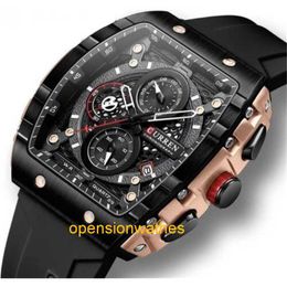 Swiss Sports Watch Richardmills Luxury Mechanical Automatic Watches Mens Watches Date Day Calendar Big Square Dial Classic Waterproof Wrist Watch Rm HBXC