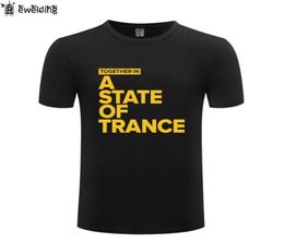 Together In A State of Trance Men T Shirt Armin Buuren Hip Hop T Shirts Men Cotton Short Sleeve Streetwear Tee Shirt Homme1464782