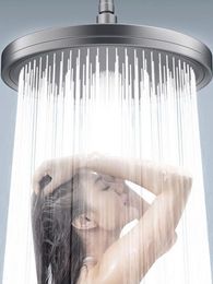 6 Modes Big Panel Large Flow Supercharge Rainfall Shower Head High Pressure Top Rain Faucet Bathroom Accessories 240314