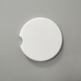 sublimation blank car ceramics coasters 6666cm transfer printing coaster blank consumables materials SN12277448735