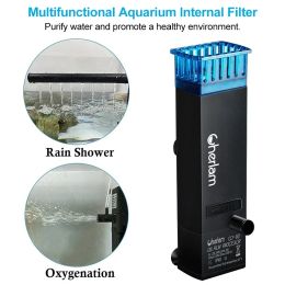 Accessories Aquarium Surface Oil Skimmer Philtre 3W Mini Mute Auto Oil Film Processor Remove Tool for Fish Tank Water Filtration 220240V