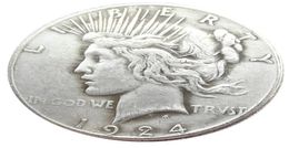 US Peace Dollar 1924 PS Copy Coin Brass Craft Ornaments replica coins home decoration accessories7477039