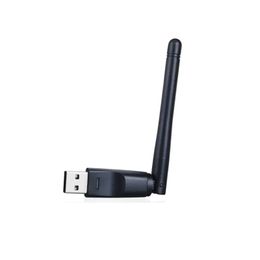 150Mbps MT7601 MINI USB WiFi Adaptör 2.4GHz Kablosuz Ağ Kartı 802.11 B /G /N WiFi Alıcı LAN DONGLE SET Üst Kutusu RTL8188 için