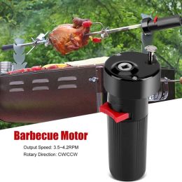 Tools BBQ Rotator Motor Grill Motor, Barbecue Rotisserie Rotator Turn Around Barbecue Rotator Motor Bracket Accessories