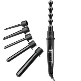 Irons 6in1 professional hair curle wand home use curling iron antiscald hair styling tool hair styler electric multi hair crimper