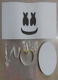 Original Dj Cosplay Marshmello Mask Cartoon Headgears Bar Music Helmet Props Without Led C6304 1IFOJ1513338