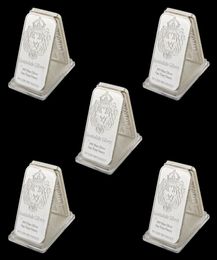 5pcs Rare 999 Fine Silver One Troy Ounce USA sdale Craft 1oz Silver Plated Metal Souvenir Bullion Bars5492950