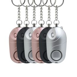 Personal Alarm Woman Self Defence Keychain Set 130dB Safe Sound Personal Alarm Self-defense Key Chain Emergency Anti-Attack