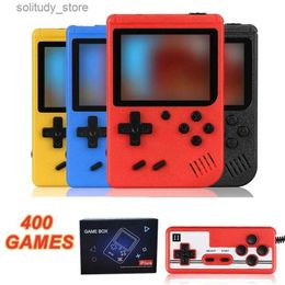 Portable Game Players Retro portable mini video game console 3.0-inch LCD screen 8-bit handheld gamer with built-in 400 games suitable Q240326