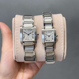 Fransız Serisi Kajia Quartz Erkek ve Kadın Tank Square Watch