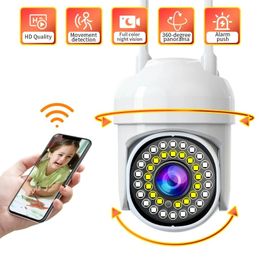 Telecamera IP 4MP HD 2.4G 5G WiFi Telecamera PTZ esterna wireless Telecamera di sorveglianza CCTV Mini Speed Dome 2K PROY Alexa Google Home