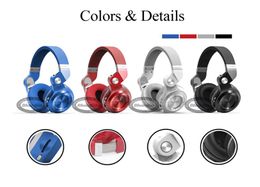 Original Bluedio T2 Bluetooth Stereo Wireless Bluetooth 41 headset Hurrican Series On the Ear headphone Headset colorful5021574